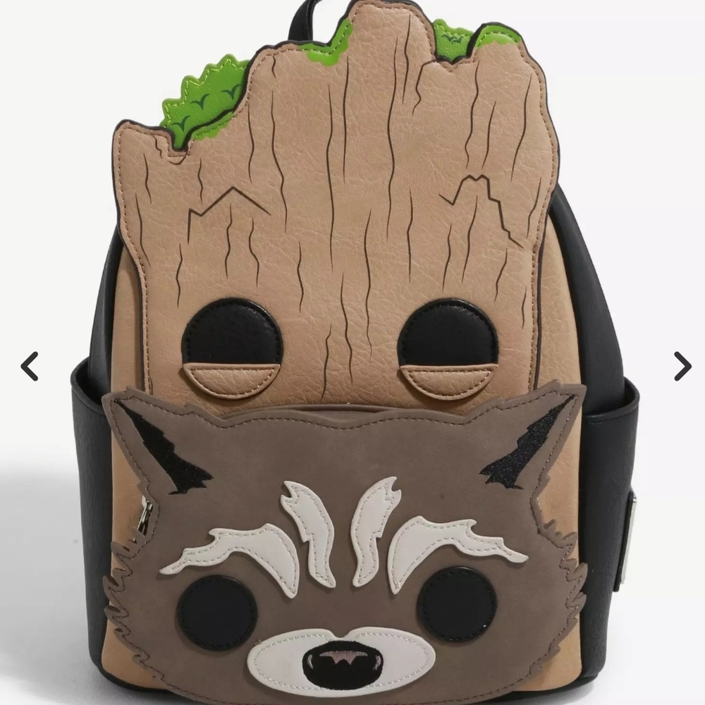 Loungefly Marvel POP! Guardians of the Galaxy Groot & Rocket Mini Backpack